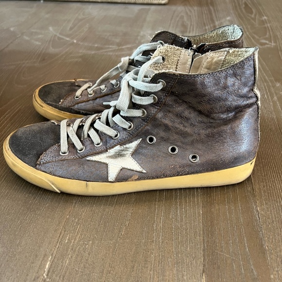 Golden Goose Francy Hi-tops. Size 40 - Picture 3 of 8